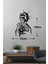 Gowpenart Yelpazeli Japon Kız Ev & Ofis Metal Duvar Tablosu 2