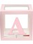 Pembe A Harfli Şeffaf Kutu 1
