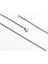 Italyan Ince Çelik Unisex Zincir Kolye 60 cm ( 2mm ) 3