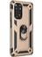 Xiaomi Redmi Note 11 Kılıf Military Ring Holder Gold 2