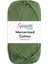 Mercerized Cotton Yağ Yeşil El Örgü Ipliği 1