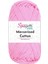 Spagettiyarn Mercerized Cotton Pembe El Örgü Ipliği 1