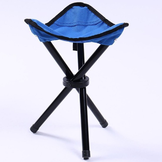 ZHKJ Shop Açık Mekan Taşınabilir Katlanır Kamp Sandalyeleri22 x 22 x 31CM (Mavi) (Yurt Dışından)