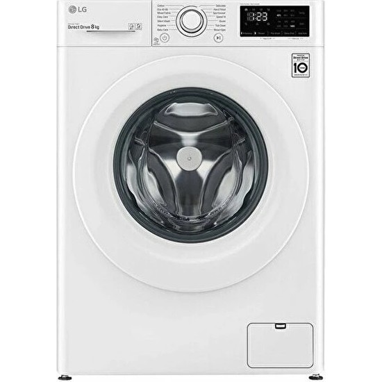LG F4V3VYW3WE 9 kg Yıkama Kapasitesine Sahip 1400 Devir Enerji Sınıfı B Çamaşır Makinesi