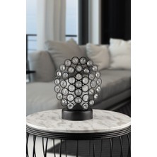 Begüsa Efla Kristal Mumluk Siyah