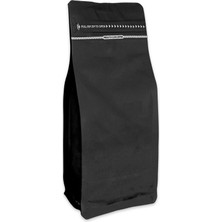 Foodpak Ambalaj Parlak Siyah Kilitli Flat Bottom