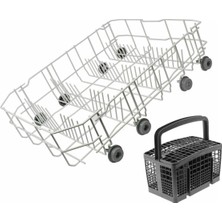 Beko Oem - Beko Bulaşık Makinesi Alt Sepet ( V2 ) - Beyaz