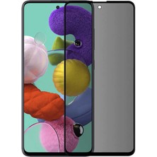 CoverZone Galaxy A32 4g Ile Uyumlu Security 5d Gizlilik Filtreli Ekran Koruyucu Cam Ekran Koruyucu Siyah