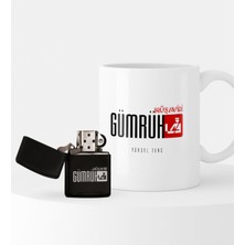 BK Kişiye Özel Gümrük Müşaviri Temalı Çakmak ve Kupa Seti - 1