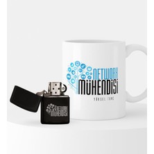 BK Kişiye Özel Network Mühendisi Temalı Çakmak ve Kupa Seti - 1