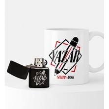 BK Kişiye Özel Yazar Temalı Çakmak ve Kupa Hediye Seti - 3