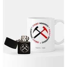 BK Kişiye Özel Jeoloji Mühendisi Temalı Çakmak ve Kupa Seti - 2