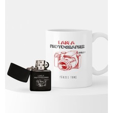 BK Kişiye Özel Profesyonel Fotoğrafçı Temalı Çakmak ve Kupa Seti - 1