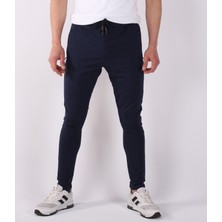 Black Steel 2 Iplik Paça Reşme Düz Erkek Eşofman ALTI-2215