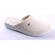 Pabucmarketi Beyaz Erkek Sabo Terlik