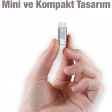 Polham 40GBPS Type-C To Type-C Çevirici Adaptör USB 4 Yüksek Hızda Veri Aktarım Kiti Type-C To Type