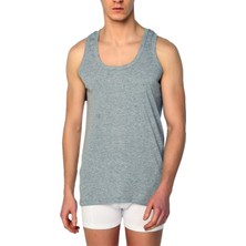 Tutku Erkek 3'lü Ribana Atlet |gri