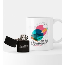 BK Kişiye Özel Dünyanın En Iyi Öğretmeni Temalı Çakmak ve Kupa Seti - 3