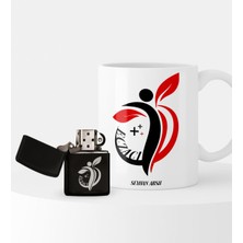 BK Kişiye Özel Eczacı Temalı Çakmak ve Kupa Hediye Seti - 4