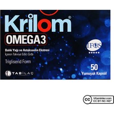 Krilom Omega 3 Astaksantin 50 Kapsül