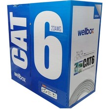 Wellbox Cat6 Utp Internet Kablosu 305 Metre 24 Awg