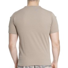 ŞAFAK25 Askeri Malzeme Unisex Taktik Tişört Bisiklet Yaka Kısa Kol