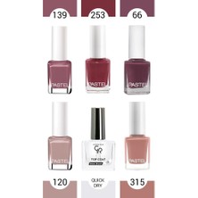 Pastel 120-315-139-253-66 Kurutuculu Oje Seti