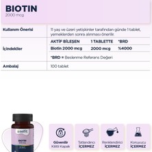 Selfit Biotin 2000 Mcg & Collagen&Hyaluronic Acid