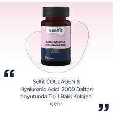 Selfit Collagen & Hyaluronic Acid 30 Tablet+Magnesium Citrate 200 Mg & Vitamin D 60 Tablet-Avantajlı Paket