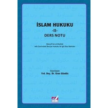 İslam Hukuku 2 - Ders Notu