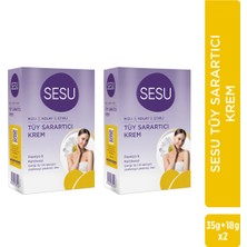 Sesu Tüy Sarartıcı Krem 18 gr - 35 gr 2 Adet