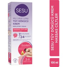 Sesu Tüy Dökücü Krem Hassas Ciltler 100 ml