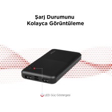 Ttec Mojue 10.000 mAh Powerbank PB08 Taşınabilir Şarj Aleti / Powerbank-Siyah ( by ttec )