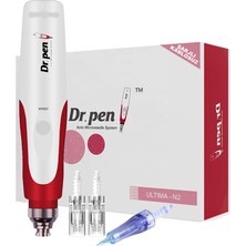 Dr.Pen Auto Microneedle System Ultima N2-W Dermapen Ve Kalıcı Makyaj Cihazı Şarjlı Kablosuz Dermaroller Bbglow Cihazı