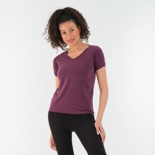 Slazenger PLAY Kadın Tişört Mor