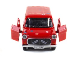 Mixoyuncak Metal Ford Çiçek Abbas Çek Bırak Oyuncak Minibüs 13 cm