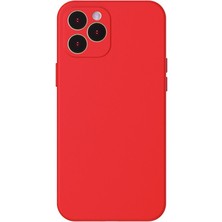 Baseus Liquid Silica Gel iPhone 12 Pro Max Kılıf Kırmızı