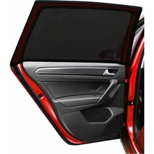 Markaflex 4 Adet Araba Yan Cam Perdesi Sineklik Araç Oto Güneşlik Örtü Perde Kılıf