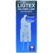 Liğtex 50W 24V 900LM 3000K G6,35 Halojen Kapsül Ampul