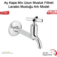 OKÇU KARDEŞLER YAPI MARKET Aç Kapa Mix Uzun Musluk Filtreli Lavabo Musluğu Artı Model