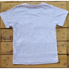 Tanem Kids Kısa Kollu Erkek Çocuk T-Shirt 5-7 Yaş Gri