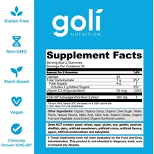 Goli ksm-66 ashwagan*dha Vitamin D ilaveli 60  yumuşak jelibon Abd