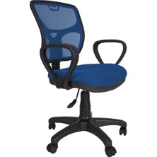 Gizmo Fileli Bilgisayar Ofis Çalışma Sandalyesi Koltuğu FK1100 Mavi
