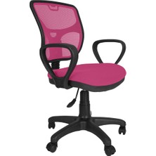 Gizmo Fileli Bilgisayar Ofis Çalışma Sandalyesi Koltuğu FK1100 Pembe