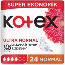 Kotex Hijyenik Ped Ultra Normal Süper Ekonomik 24'lü