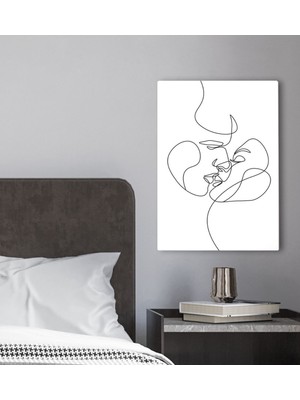 Bk Gift Yatak Odası Konseptli Kanvas Tablo 30 x 50 cm - 79