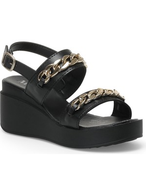 Miss F DS22036 2fx  Kadın Dolgu Topuk Sandalet
