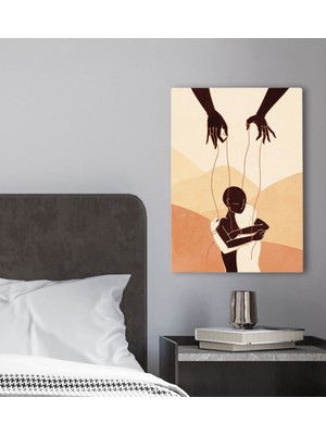 Bk Gift Yatak Odası Konseptli Kanvas Tablo 30 x 50 cm - 88