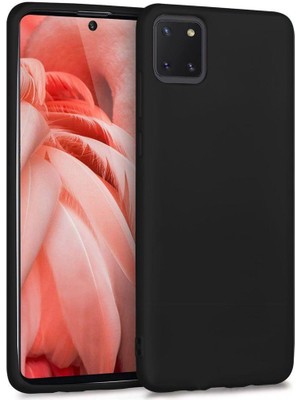 Smody Samsung Galaxy Note 10 Lite Kılıf Silikon Premier Soft + Nano Cam Ekran Koruyucu
