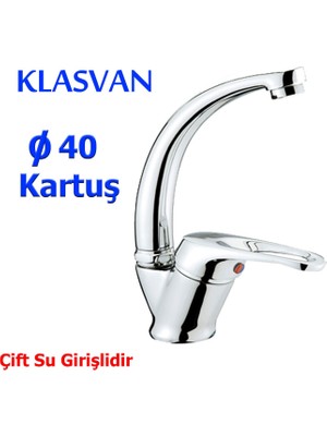 Klasvan Ecm Mix Kuğu Lavabo Bataryası